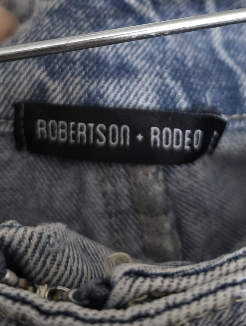 Robertson Rodeo Denim Wrap Skort Size S - Picture 6 of 9
